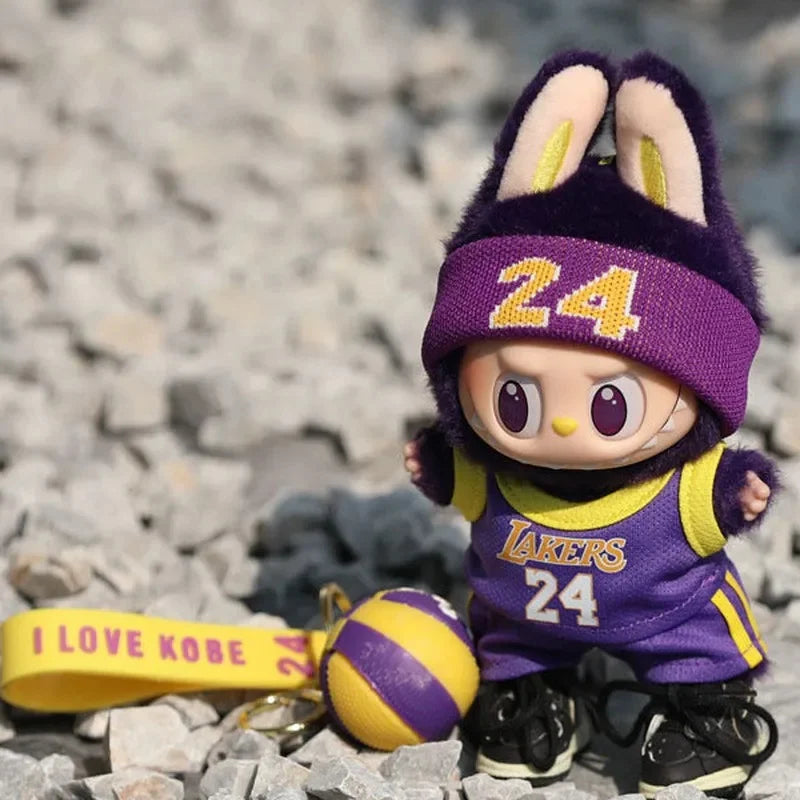 17Cm Labubu Clothes Mini Labubu Clothes Outfit Accessories for Basketball Playe Labubu Clothing Idol Athlete Clothing Gift