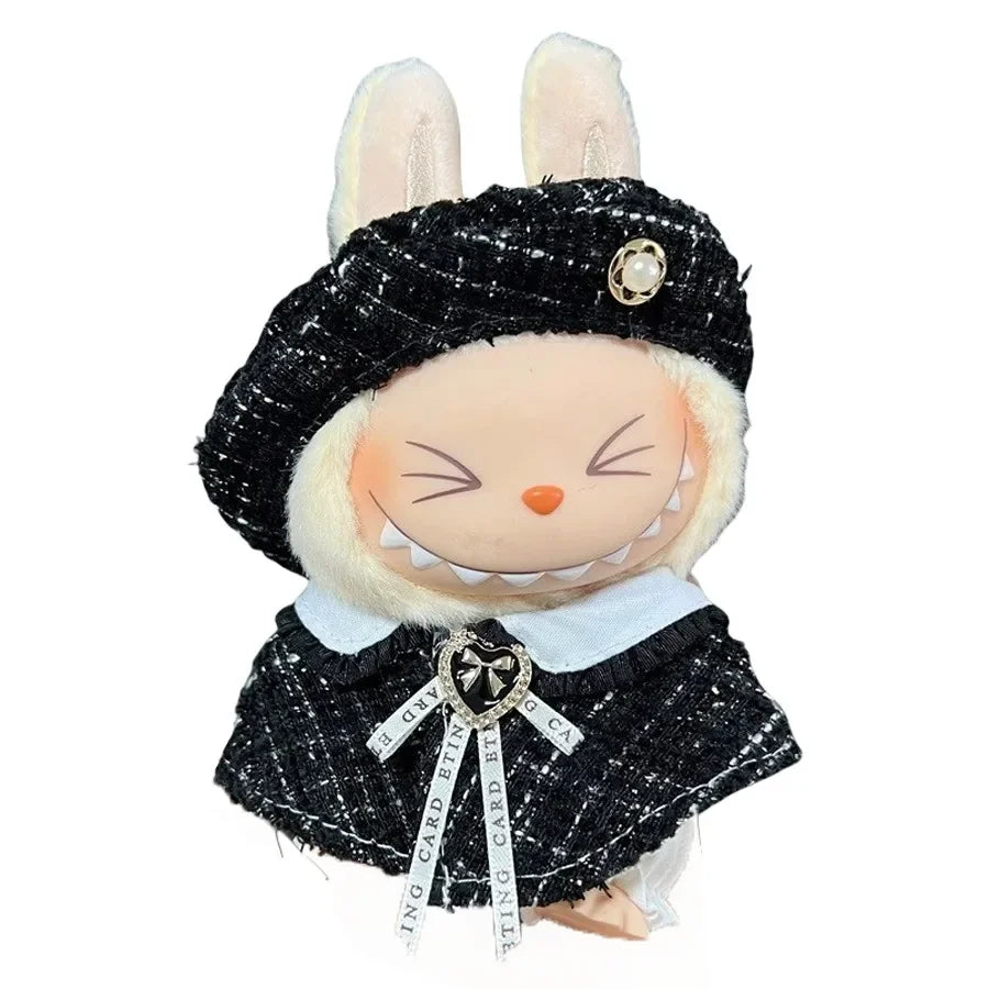 17cm Fashion Doll labubu Clothing Accessories Set Suitable